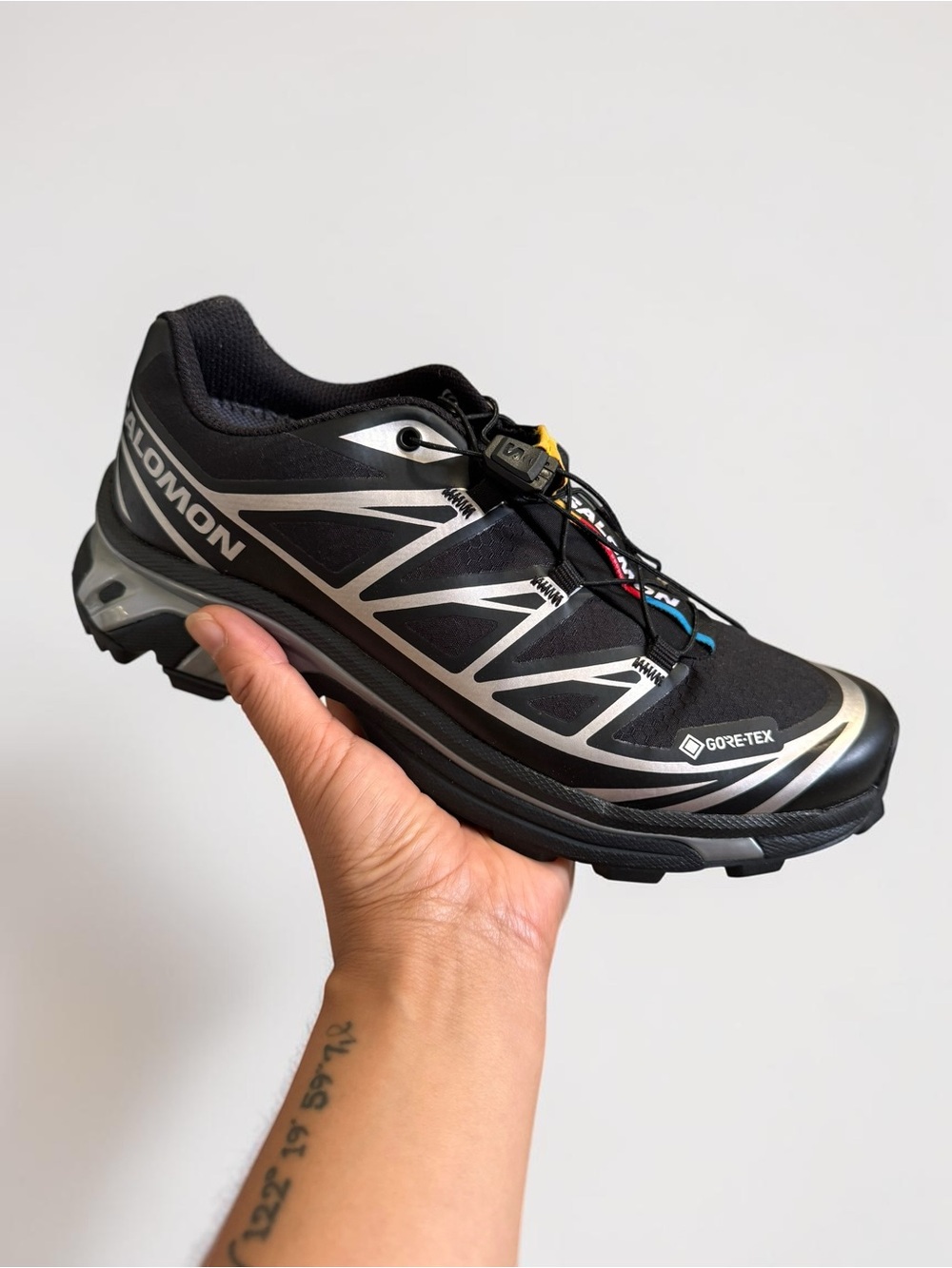 Salomon XT-6 GORE-TEX “Black Silver”